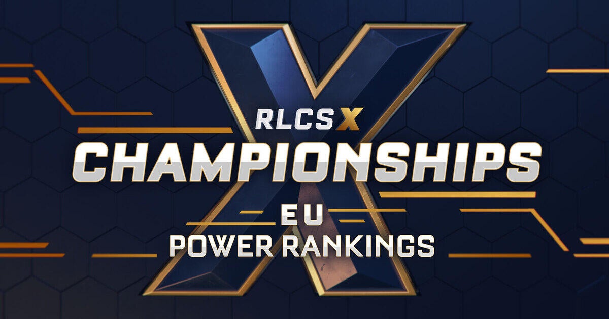 RLCS X Championships European Power Rankings Rocket League Esports